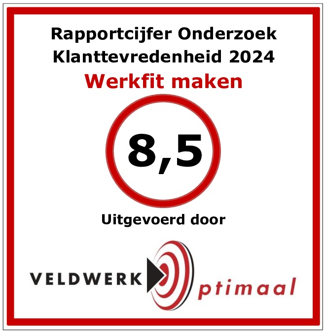 Inchange advies rapportcijfer onderzoek klanttevredenheid 2024 Werkfit maken 8,5