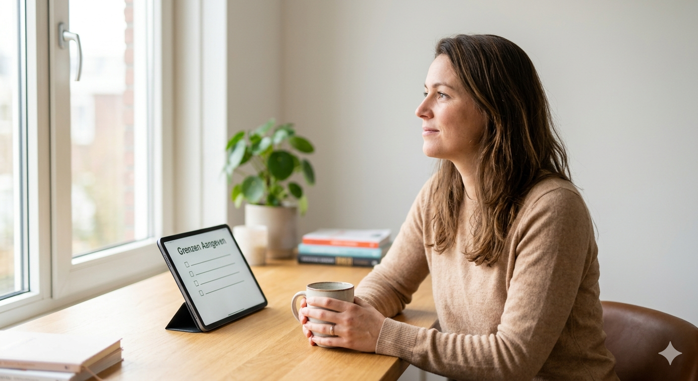 Vrouw aan bureau
